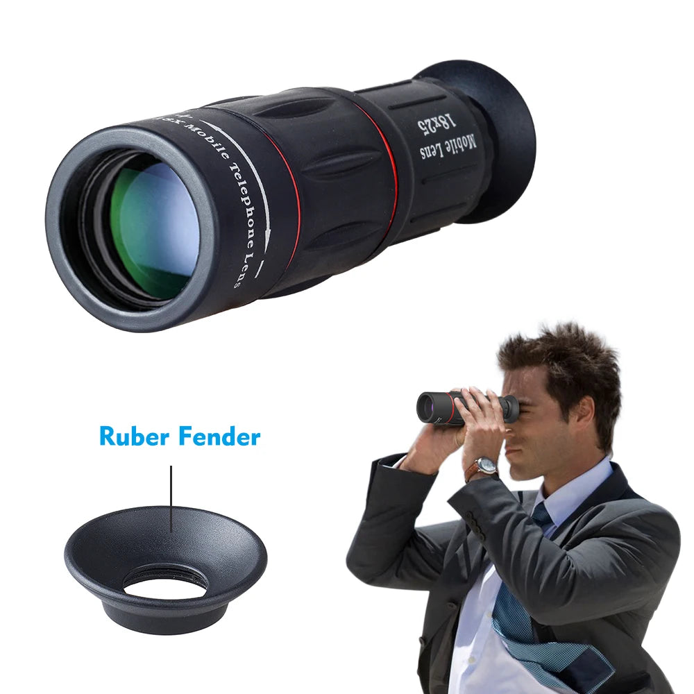 APEXEL 18X Zoom Telescope Lens – High-Power Monocular Camera Lens for iPhone & Samsung Smartphones | Perfect for Camping, Hunting & Sports Photography