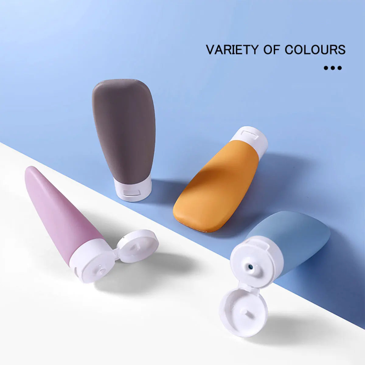 4 Piece - Portable Travel Split Bottle Set – Your Perfect Travel Companion!