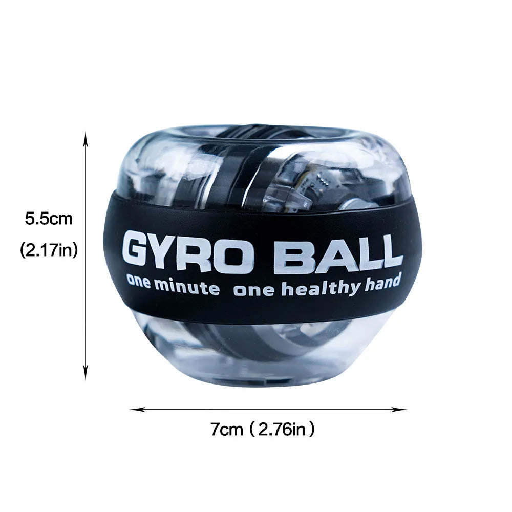 LED Auto-Start Gyroscopic Wrist & Arm Trainer – Power Ball for Hand, Grip & Muscle Strength Training