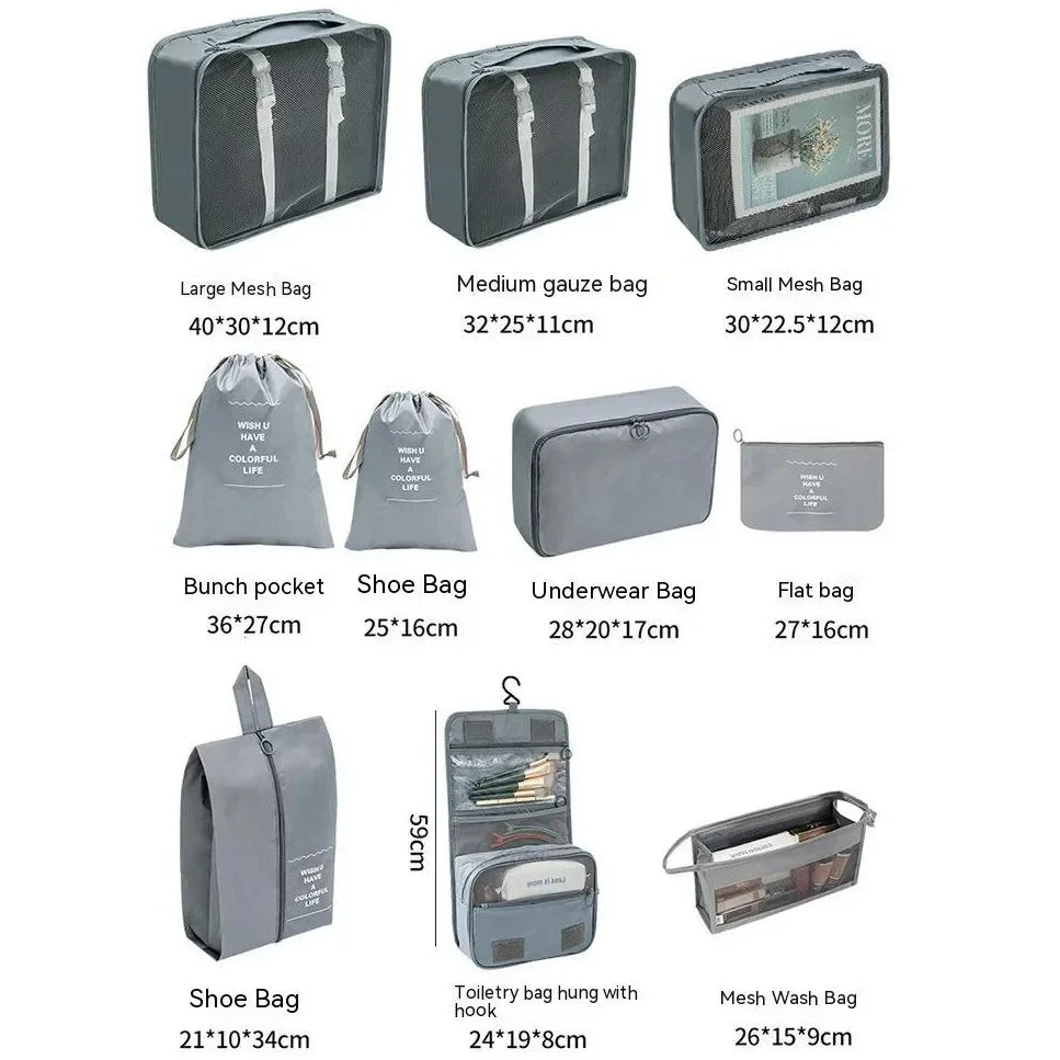 7-Piece Travel Packing Cube Set β Organize Your Luggage Like a Pro!