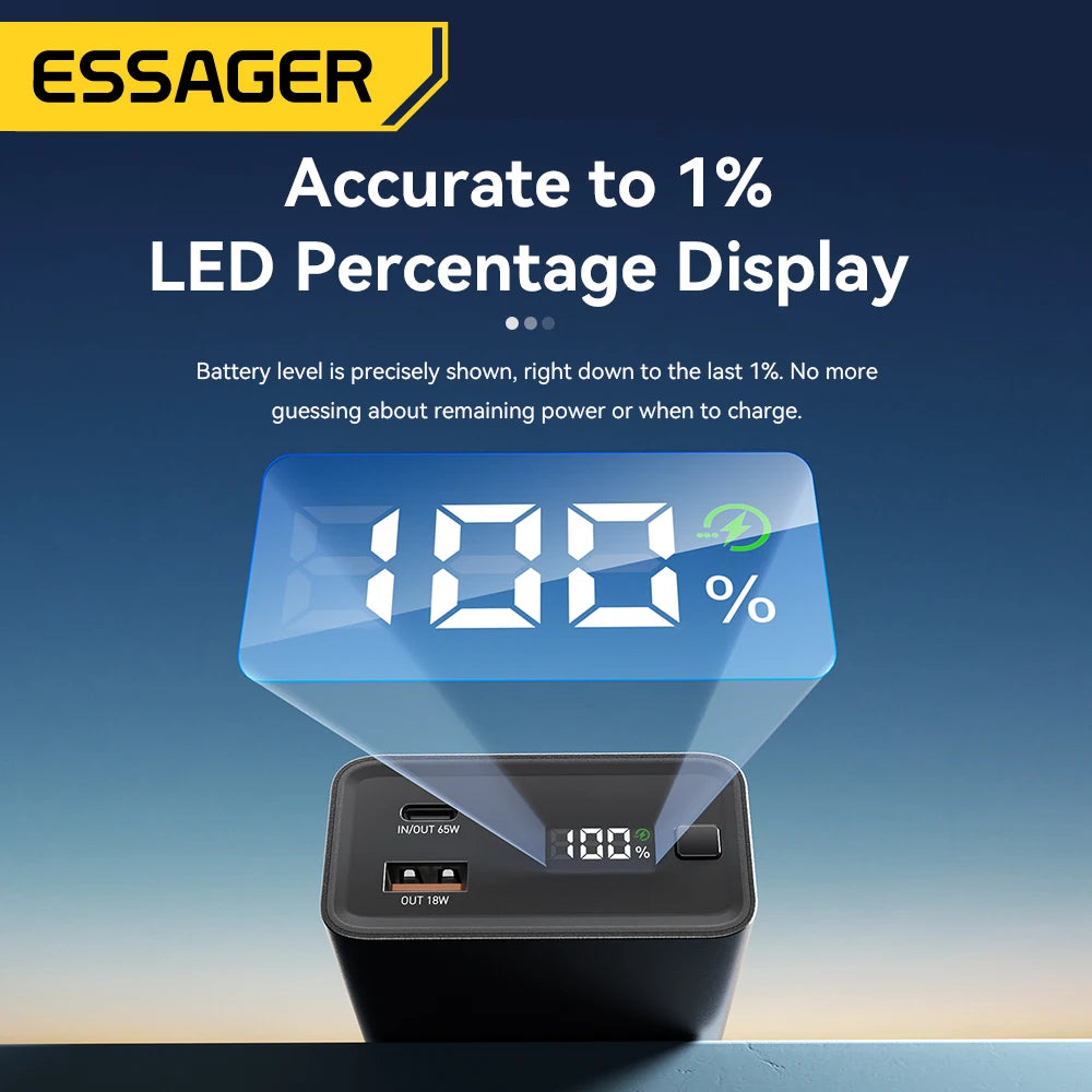 Essager 20000mAh QC3.0 PD3.0 Fast Charging Power Bank