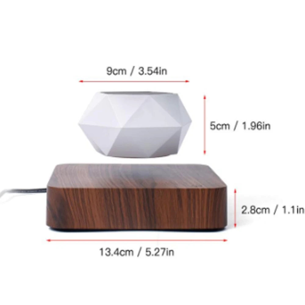 Magnetic Levitating Air Bonsai Pot – Rotating Floating Planter