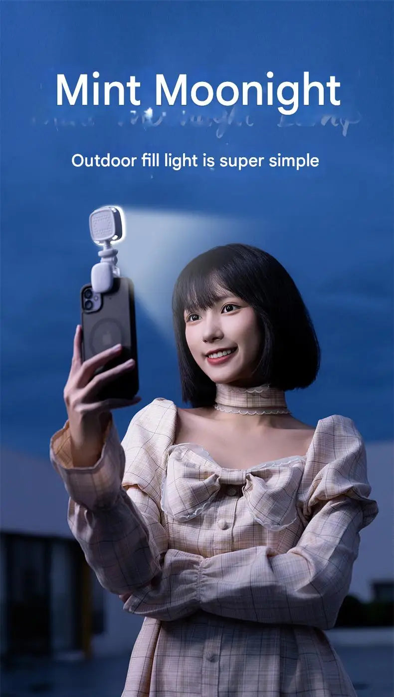 2025 New Fashionable Multi functional Mobile Phone Camera and Video Call Light