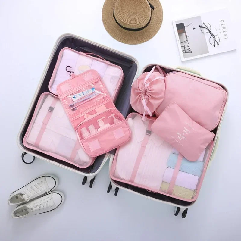 7-Piece Travel Packing Cube Set β Organize Your Luggage Like a Pro!