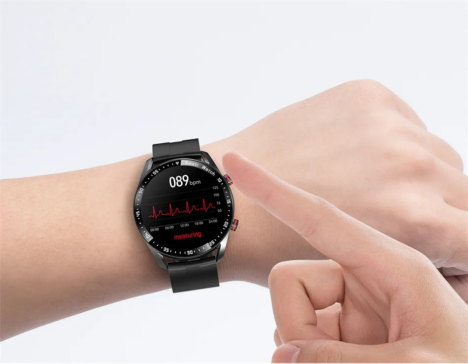 ECG+PPG Bluetooth Smartwatch for Men – Health & Fitness Tracker with Call Function