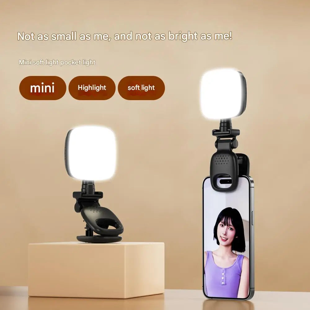 2025 New Fashionable Multi functional Mobile Phone Camera and Video Call Light