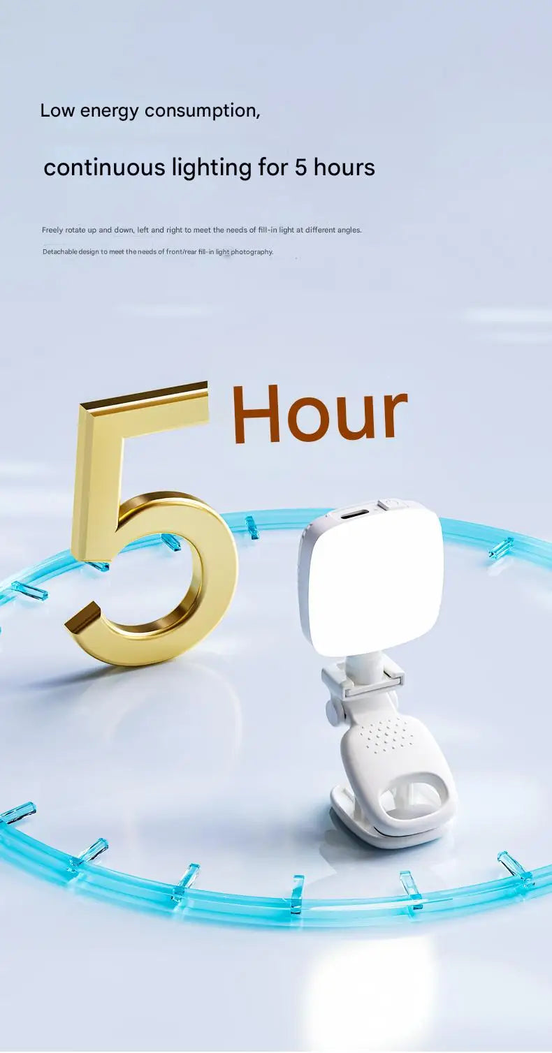 2025 New Fashionable Multi functional Mobile Phone Camera and Video Call Light