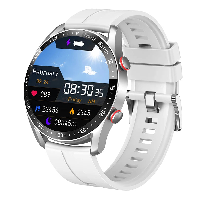 ECG+PPG Bluetooth Smartwatch for Men – Health & Fitness Tracker with Call Function