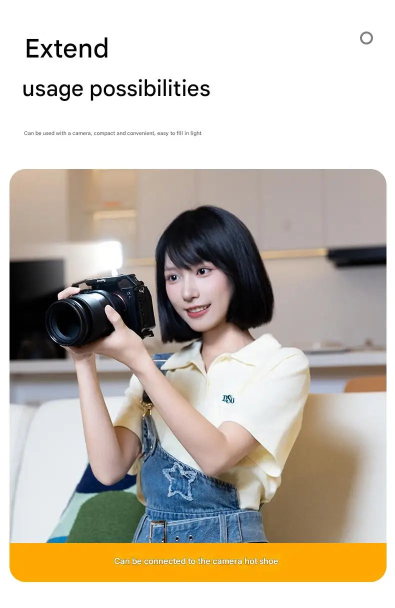 2025 New Fashionable Multi functional Mobile Phone Camera and Video Call Light