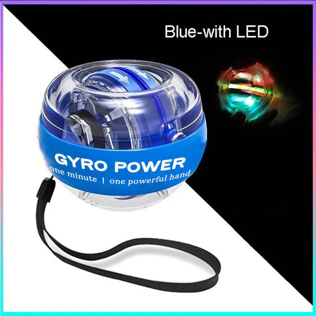 LED Auto-Start Gyroscopic Wrist & Arm Trainer – Power Ball for Hand, Grip & Muscle Strength Training
