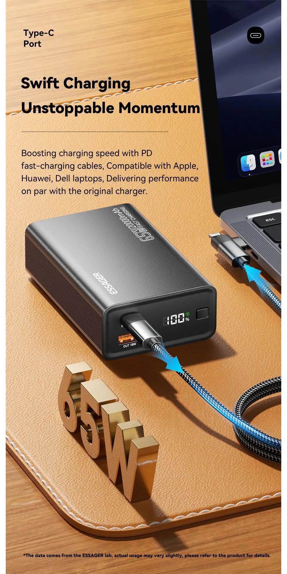 Essager 20000mAh QC3.0 PD3.0 Fast Charging Power Bank