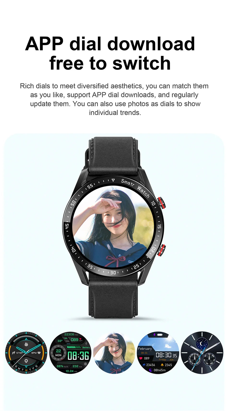 ECG+PPG Bluetooth Smartwatch for Men – Health & Fitness Tracker with Call Function