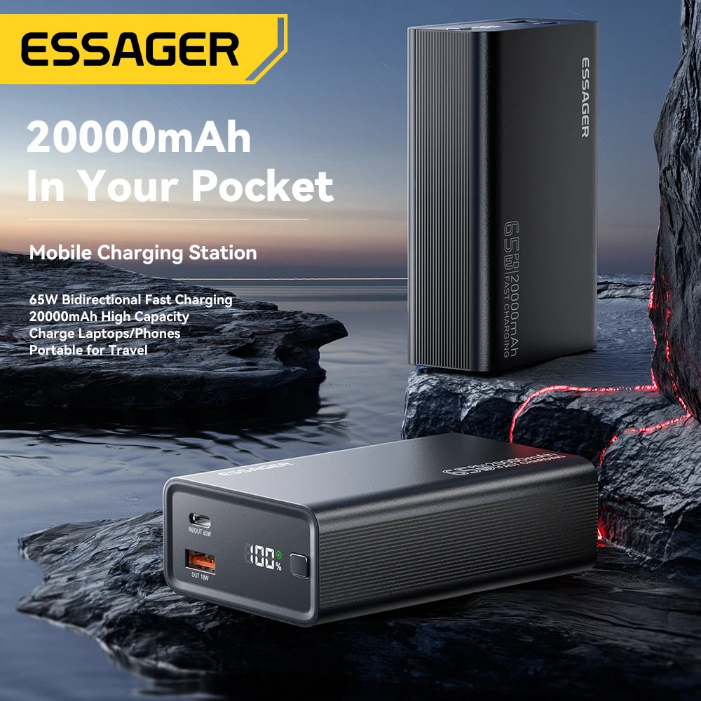 Essager 20000mAh QC3.0 PD3.0 Fast Charging Power Bank