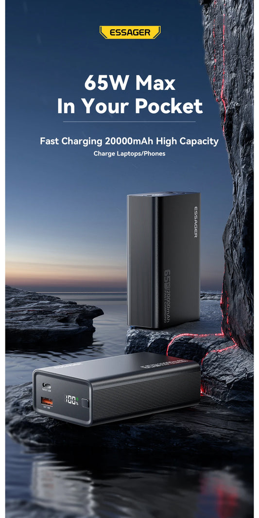 Essager 20000mAh QC3.0 PD3.0 Fast Charging Power Bank