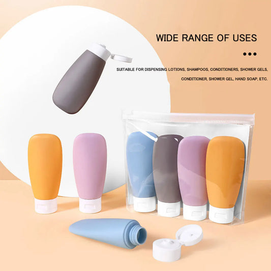 4 Piece - Portable Travel Split Bottle Set – Your Perfect Travel Companion!