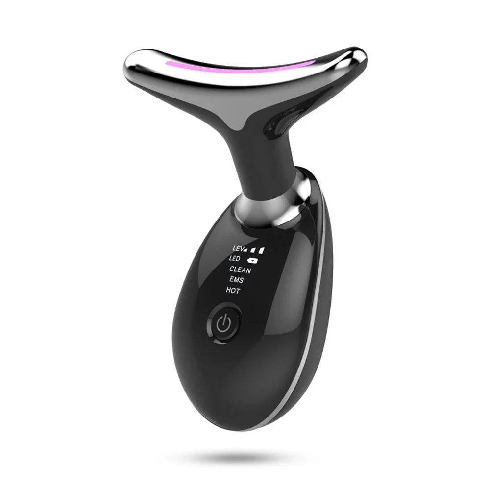 EMS Face & Neck Lift Massager | LED Light Therapy | Anti-Wrinkle & Skin Tightening