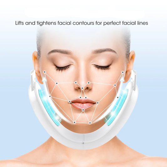 V-Line Face Slimming & Lifting Device – Electric Skin Rejuvenation Massager, Double Chin Reducer & Beauty Shaping Belt